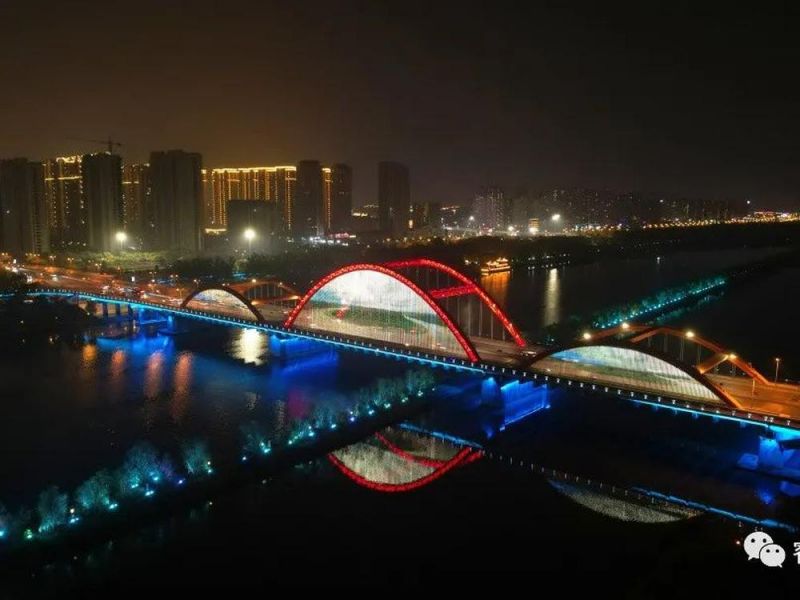 臨汾市鑼鼓大橋、西關彩虹橋和平陽大橋橋梁亮化工程